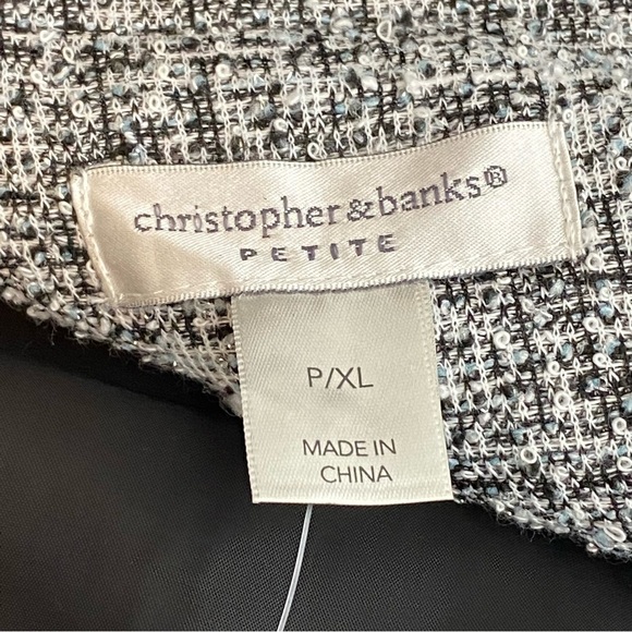 Christopher & Banks Sparkle Tweed Vest - Picture 11 of 13